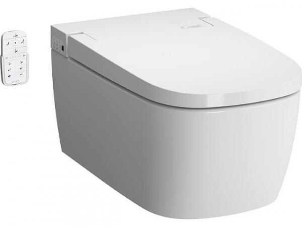 Dusch-WC VitrA V-Care 1.1 Comfort, weiß mit VitrA Clean Wandtiefspül-WC spülrandl.+ Sitz