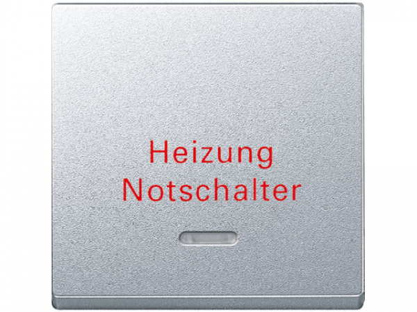 System M, Heizungsnotwippe Merten, aluminium