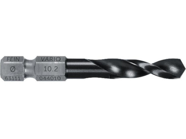 Metallbohrer HSS Fein, 10,2 mm (M12) mit VARIO Bit-Schaft