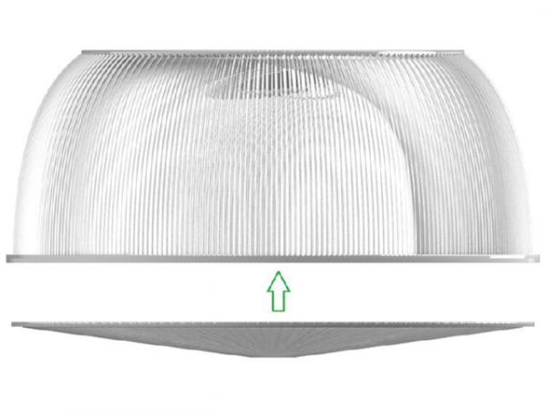 Blendschutzabdeckung für LIGHTSHOWERdob (5152-050120)verwendbar zusammen mit Reflektor (5153)
