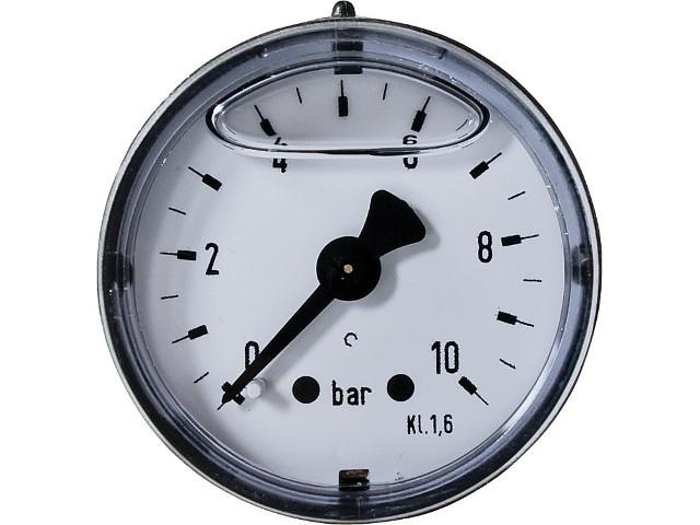 Rohrfeder-Glyzerinmanometer Durchmesser 40 mm, 0-16 bar DN 6
