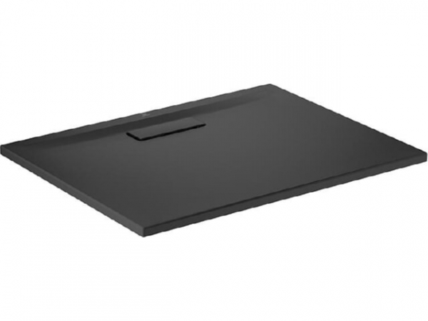 Duschwanne Ultra Flat Rechteck, schwarz, 900x700x25mm, Schwarz