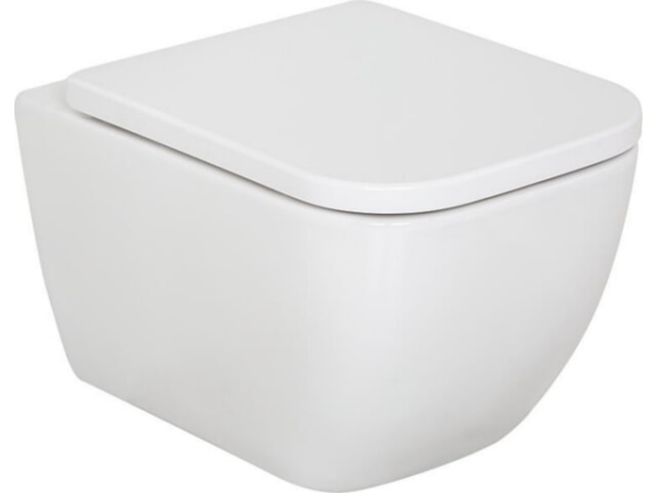 Wand-Tiefspül-WC Angara BxHxT: 360x355x510 mm Spülrandlos Keramik weiß