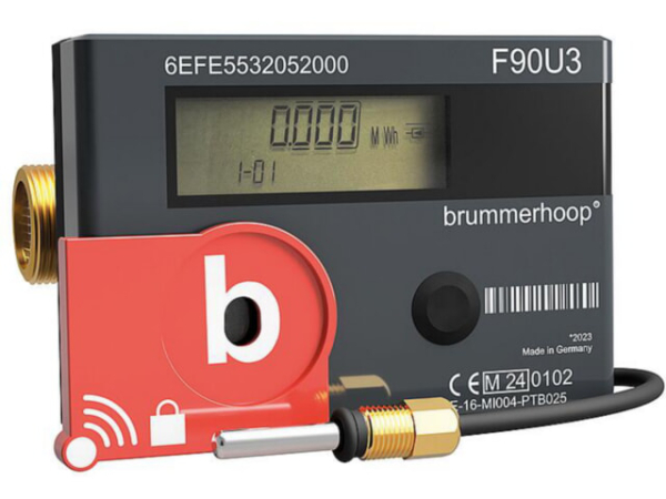 Kompakt-Wärmezähler F90S3, Funk, Qp 0,6 m³, DN15, 110mm